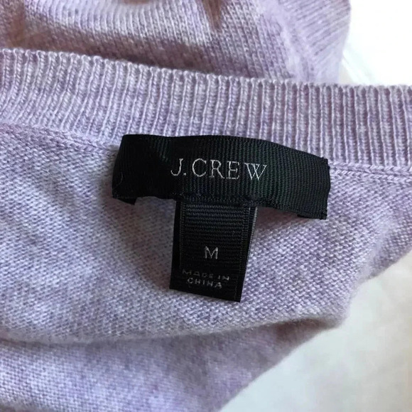 J.Crew Wool Blend Women V Neck Pullover Sweater Size M - Picture 5 of 9